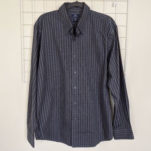Dockers Mens Mini Plaid Button-Down Shirt